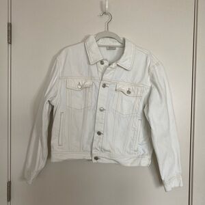 AYR Cream Denim Jacket - Size Large